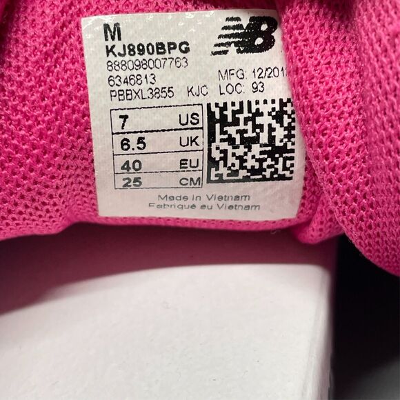 New Balance 890 Womens Blue and Pink Size 7 - Picture 7 of 7